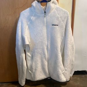 Patagonia White Fuzzy Jacket
